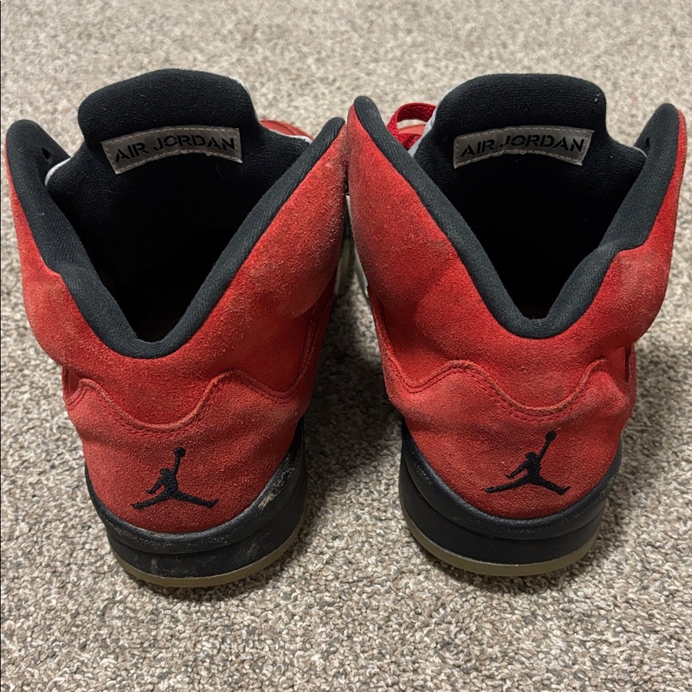 Nike Air Jordan 5 Retro 2009 “Raging Bull Red Suede” DD0587-600 Size 10.5 - Picture 6 of 11